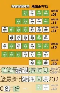 男篮辽宁队比赛赛程最新安排